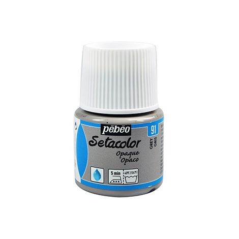 Farba do tkanin Pebeo Setacolor 45ml, Szara/91 Grey